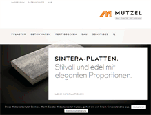 Tablet Screenshot of mutzel.de
